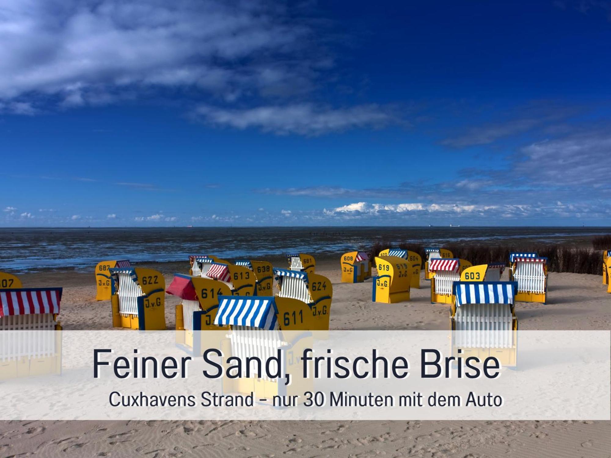 "Bremerhaven-Langen" In Geestland-Langen - Modern Eingerichtete Fewo Mit Garten, Wlan & Parkplatz - Ruhig & Stadtnah Eksteriør bilde